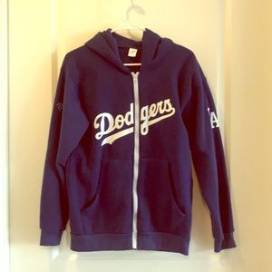LA Dodgers Zip Up Hoodie